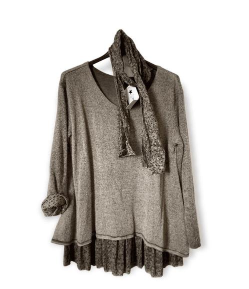Prachtige warme  wollen top - trui voor dames gevoerd en, Kleding | Dames, T-shirts
