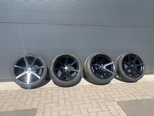 zwarte velgen breedset wielen 255 275 35 20 Michelin Branden, Auto-onderdelen, Banden en Velgen, 20 inch, 255 mm, Gebruikt, Velg(en)