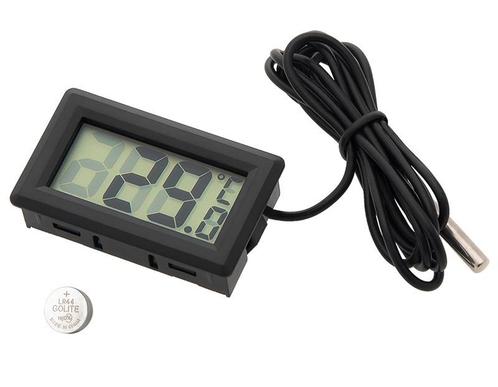 Thermometer Digitaal Mini LCD - Zwart TH001, Doe-het-zelf en Verbouw, Overige Doe-het-zelf en Verbouw, Nieuw, Ophalen of Verzenden