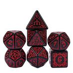 Dobbelstenen Set - Druid Red (7-delig) | HOT Games -, Verzenden, Nieuw