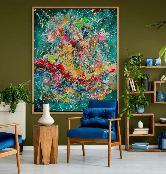 Ivanka Matiss - French landscape N.122 XL, Antiek en Kunst, Kunst | Schilderijen | Modern