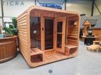 Showroommodel Sauna | Tuin | Luxe Red Cedar | Design | Strak, Ophalen of Verzenden, Nieuw, Fins of Traditioneel, Complete sauna