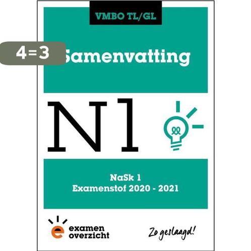 ExamenOverzicht - Samenvatting NaSk 1 VMBO TL/GL, Boeken, Schoolboeken, Gelezen, Verzenden