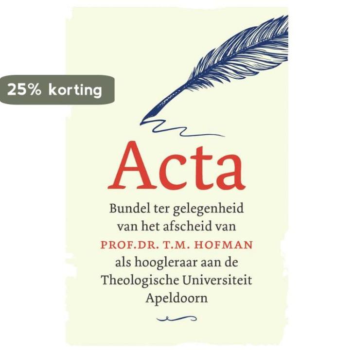 Acta 9789088971082 G.C. den Hertog, Boeken, Godsdienst en Theologie, Zo goed als nieuw, Verzenden