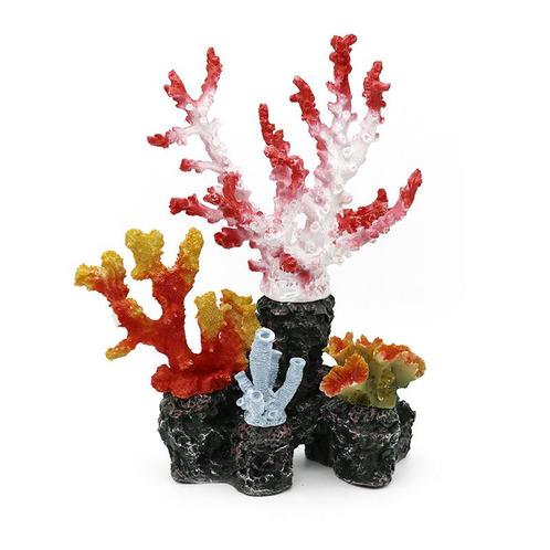 Kunstkoraal set, 4 soorten OS-265 - aquarium decoratie, Dieren en Toebehoren, Vissen | Aquaria en Toebehoren, Sierelement, Nieuw