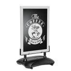 Stoepbord ChalkPro Wit 80x105 cm, Nieuw in verpakking