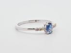 Zonder Minimumprijs - Ring 14 kt. - 0.49ct. tw. Saffier, Nieuw