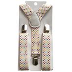 Fako Fashion® - Kinder Bretels - Print - Bolletjes - 65cm -, Verzenden, Nieuw