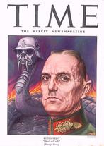 Cover Time Magazine1944 met Gerd von Rundstedt (lijst optie), Verzamelen, Militaria | Tweede Wereldoorlog, Verzenden, Foto of Poster