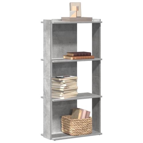 vidaXL Boekenkast 3-laags 60x30x120 cm bewerkt hout, Huis en Inrichting, Kasten | Boekenkasten, Nieuw, Overige houtsoorten, Verzenden