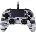 Nacon Compact Controller - Camo Grijs PS4 Morgen in huis!, Ophalen of Verzenden, Zo goed als nieuw, PlayStation 4