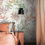 Profhome 398791-GU Fotobehang vogel patroon mat wit groen, Verzenden