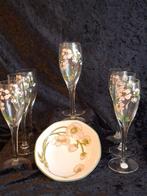 Champagne fluitje (8) - Glas, Porselein - champagneflutes