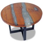 Teakhouten Salontafel 60cm - Tweedekansje - Design koopje..., Huis en Inrichting, Tafels | Salontafels, 50 tot 100 cm, Rustiek