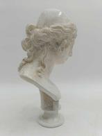 sculptuur, Busto di Elena di Troia - 31 cm - marmerstof, Antiek en Kunst, Curiosa en Brocante