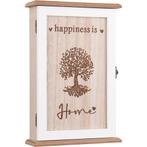 Sleutelkast - Trion Evim - Sleutelrek - Home - Wit/Hout -, Ophalen of Verzenden, Nieuw