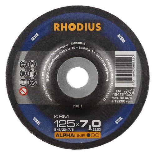 Afbraamschijf KSM 125 x 7,0 x 22,23mm V27, Doe-het-zelf en Verbouw, Gereedschap | Schuurmachines, Nieuw, Verzenden