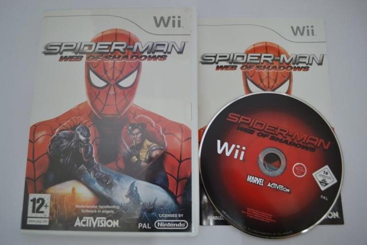 Spider-Man Web of Shadows (Wii HOL), Spelcomputers en Games, Games | Nintendo Wii, Zo goed als nieuw, Verzenden