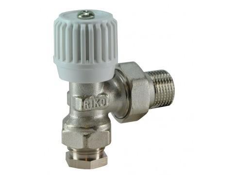 Radiatorkraan haaks 15mm x 1/2 (Dicht radiatorkranen, Open), Doe-het-zelf en Verbouw, Verwarming en Radiatoren, Radiator, Nieuw