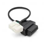 Tesla 12-pins OBD – 16-pins OBD2 Verloopkabel | Personenauto, Verzenden, Nieuw