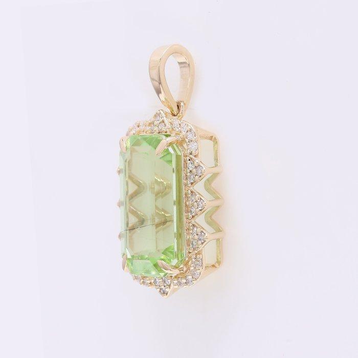 Zonder Minimumprijs - Hanger - 14 karaat Geel goud - 4.77ct., Sieraden, Tassen en Uiterlijk, Antieke sieraden