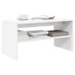 vidaXL Tv-meubel 80x40x40 cm bewerkt hout wit, Huis en Inrichting, Kasten | Televisiemeubels, Verzenden, Nieuw, Overige houtsoorten