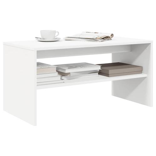 vidaXL Tv-meubel 80x40x40 cm bewerkt hout wit, Huis en Inrichting, Kasten | Televisiemeubels, Nieuw, Overige houtsoorten, Verzenden
