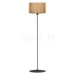 Umage Komorebi Santø© Vloerlamp, kap naturel eiken/voet zw, Huis en Inrichting, Lampen | Vloerlampen, Verzenden, Nieuw