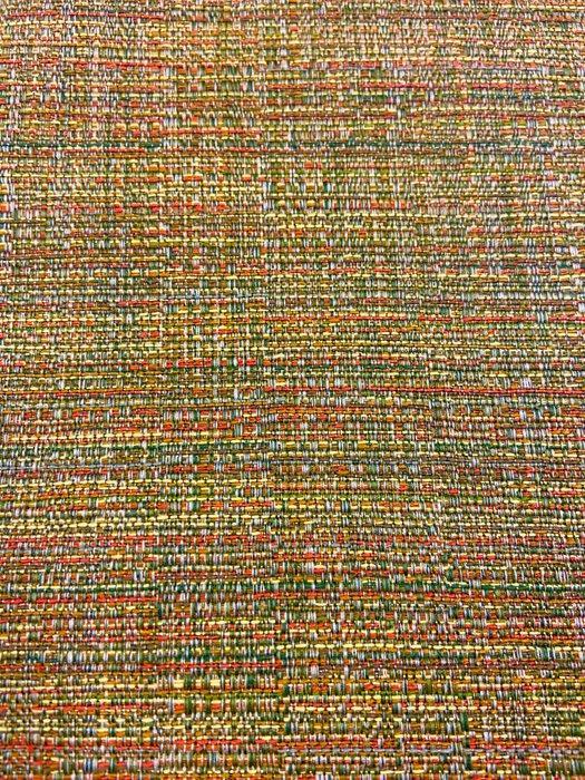 Consistente stof met ruitpatroon, meerkleurig. - Meubelstof, Antiek en Kunst, Antiek | Kleden en Textiel