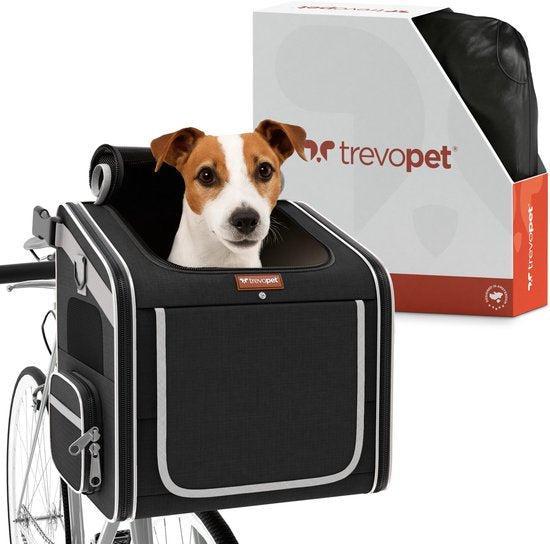 2dekans | Trevopet® Hondenfietsmand - 4-in-1 Fietsmand Hond,, Dieren en Toebehoren, Honden-accessoires, Zo goed als nieuw, Ophalen of Verzenden