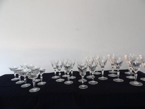 Val Saint Lambert - René Delvenne - Drinkservies (26) -, Antiek en Kunst, Kunst | Designobjecten