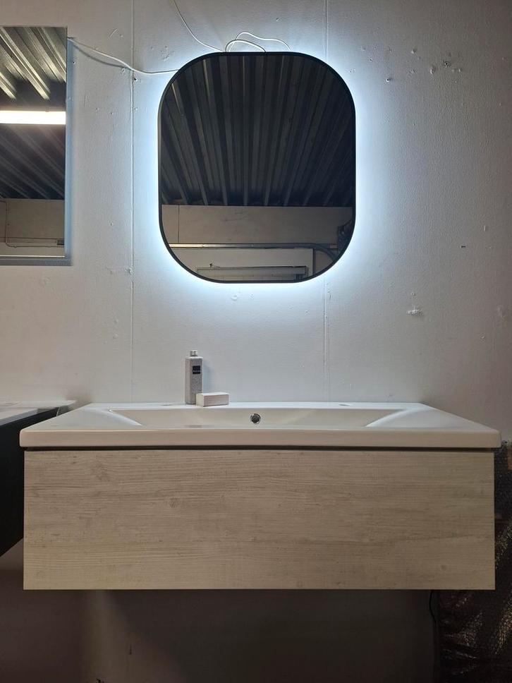 Detremmerie No Limit Structure beton light, Huis en Inrichting, Badkamer | Badkamermeubels, Nieuw, Wasbak of Wastafel, Minder dan 100 cm