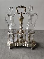 Tafelservies - Verzilverd, Glas - Grande acetoliera, Antiek en Kunst