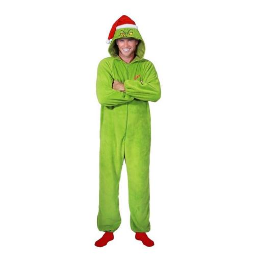 Onesie The Grinch ™ Volwassenen, Kleding | Dames, Carnavalskleding en Feestkleding, Nieuw, Ophalen of Verzenden
