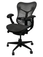 Graphite Herman Miller Mirra Gereviseerde Bureaustoelen, Verzenden, Zwart, Zo goed als nieuw, Bureaustoel