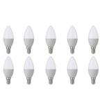 Voordeelpak LED Lamp 10 Pack - E14 Fitting - 6W -, Huis en Inrichting, Lampen | Losse lampen, Ophalen of Verzenden, Nieuw, E14 (klein)