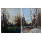 Adolf Kaufmann (1848/58?-1916) - A pair of Landscapes :