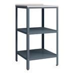 Bijzettafel Bolognano voor buiten 92x50x50 cm donkergrijs en, Huis en Inrichting, Tafels | Bijzettafels, Verzenden, Nieuw