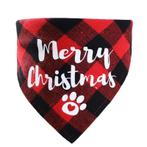 Kerst honden bandana Merry Christmas rood of groen, Dieren en Toebehoren, Honden-accessoires, Nieuw, Verzenden