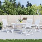 vidaXL Tuinstoelkussens 4 st 50x50x3 cm oxford stof grijs, Verzenden, Nieuw, Grijs