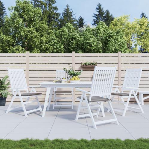 vidaXL Tuinstoelkussens 4 st 50x50x3 cm oxford stof grijs, Huis en Inrichting, Woonaccessoires | Kussens, Grijs, Nieuw, Verzenden