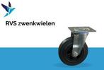 RVS-Zwenkwielen - www.rollers.nl, Verzenden, Nieuw