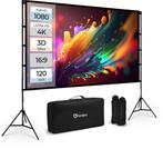 Projectiescherm met Statief 120 Inch  – Lunaro, Ophalen of Verzenden, Zo goed als nieuw