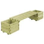 vidaXL Plantenbank geïmpregneerd grenenhout, 100 cm of meer, Verzenden, Nieuw, Hout