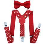 Fako Fashion® - Kinder Bretels Met Vlinderstrik - Stippen -, Verzenden, Nieuw