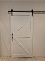 Binnendeur, schuifdeur, barnwooddeur (met railsysteem), Glas, 120 cm of meer, Binnendeur, Nieuw