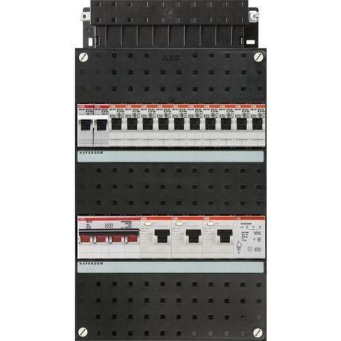 ABB groepenkast 3-fase, 10 groepen, 3 Aardlekschakelaars, Doe-het-zelf en Verbouw, Elektra en Kabels, Nieuw, Ophalen of Verzenden