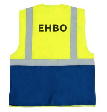EHBO hesje | Veiligheidsvest met zakken - Officile kleuren