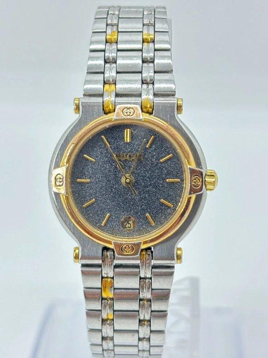 Gucci - 9000L Watch Quartz Womens Black Gold Silver -, Sieraden, Tassen en Uiterlijk, Horloges | Heren