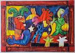 Clemens Briels (1946) - Antripode Figuren (Carborundum), Antiek en Kunst